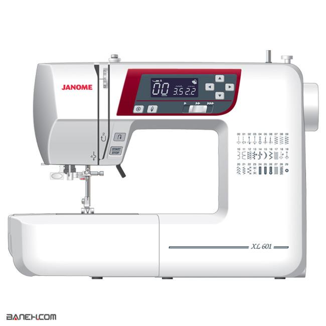 چرخ خیاطی و گلدوزی کامپیوتری ژانومه JANOME SEWING MACHINE XL601